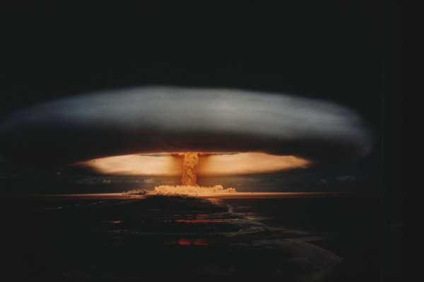 Atomový hřib, zatím jen hrůzná vize světového konfliktu.